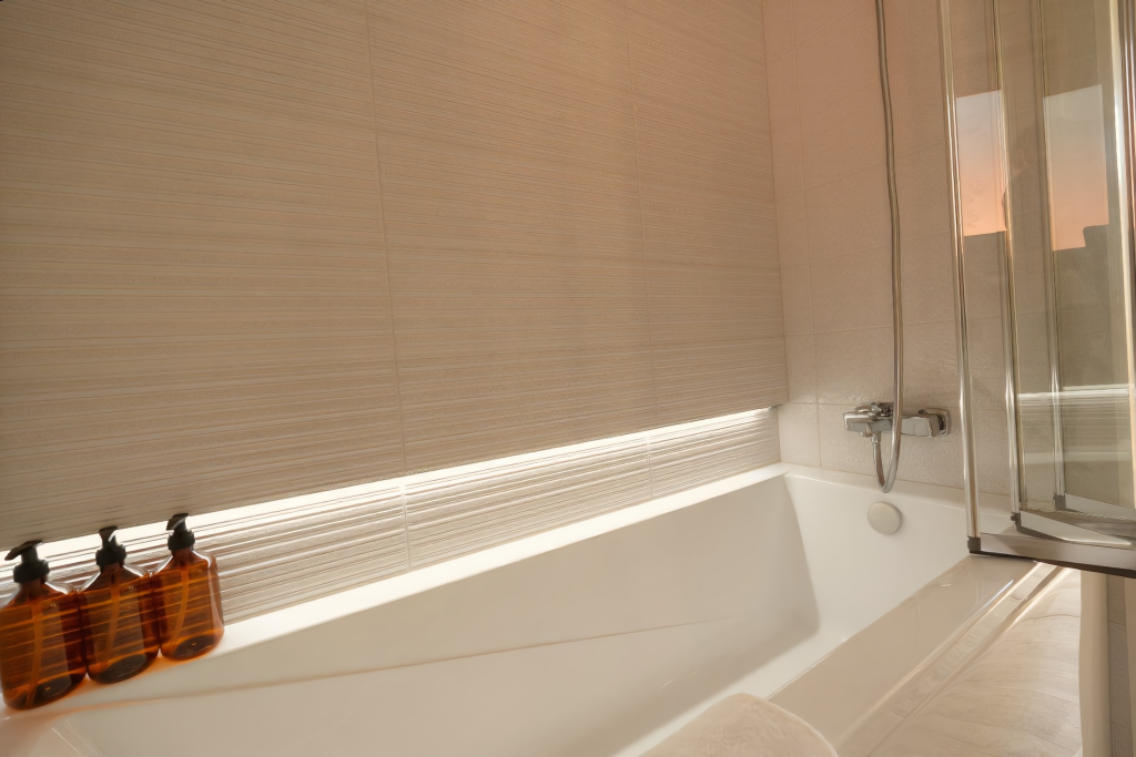 Luxus Mobilheim Liberty 11 x 4 m – Ganzjahreshaus mit Badewanne & Klima