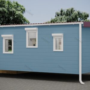 Alternative view of Trident Villa M1 — модульный дом 9 × 3 м и 7 × 3 м из двух секций с соединением на участке для круглогодичного проживания
